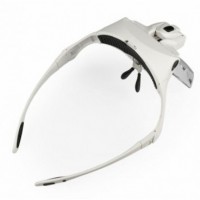 Magnification glasses with LED illumination for PMU