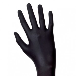 Unigloves LATEX Gloves Black (100pcs)